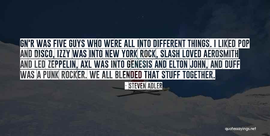 Punk Guys Quotes By Steven Adler Punk Guys Quotes By Steven Adler