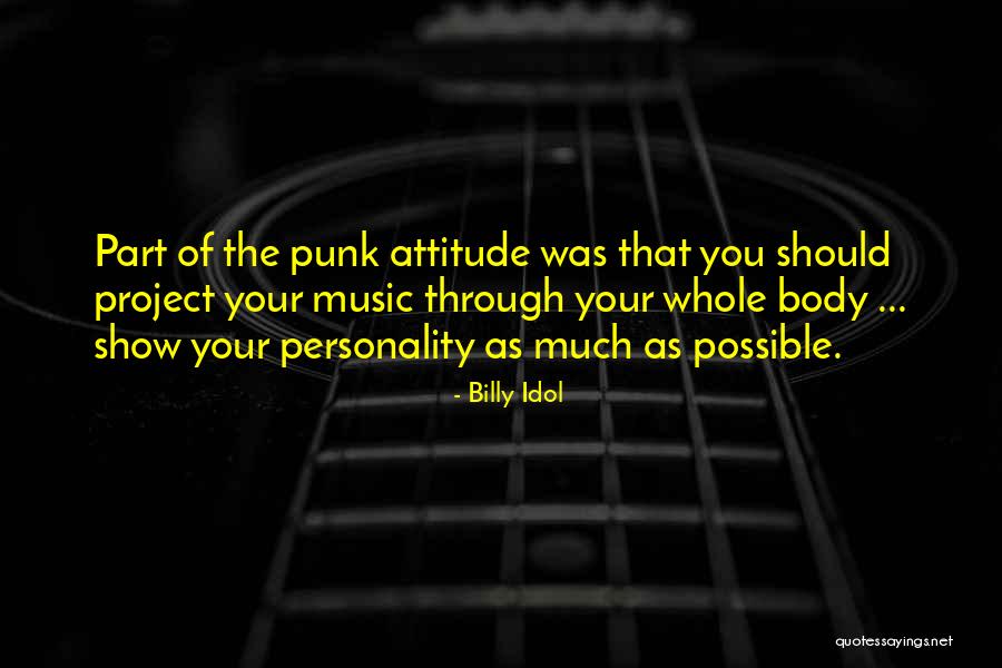Punk Music Quotes By Billy Idol Punk Music Quotes By Billy Idol