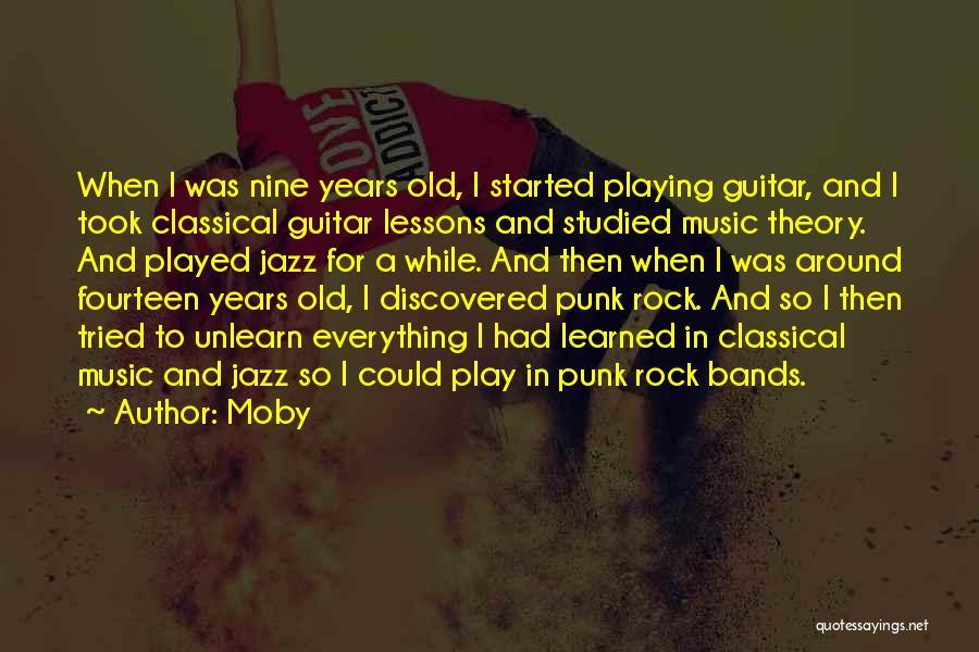 Punk Rock Bands Quotes By Moby