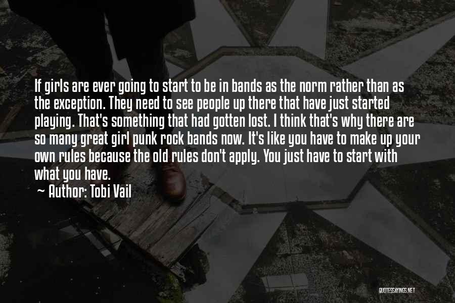 Punk Rock Bands Quotes By Tobi Vail