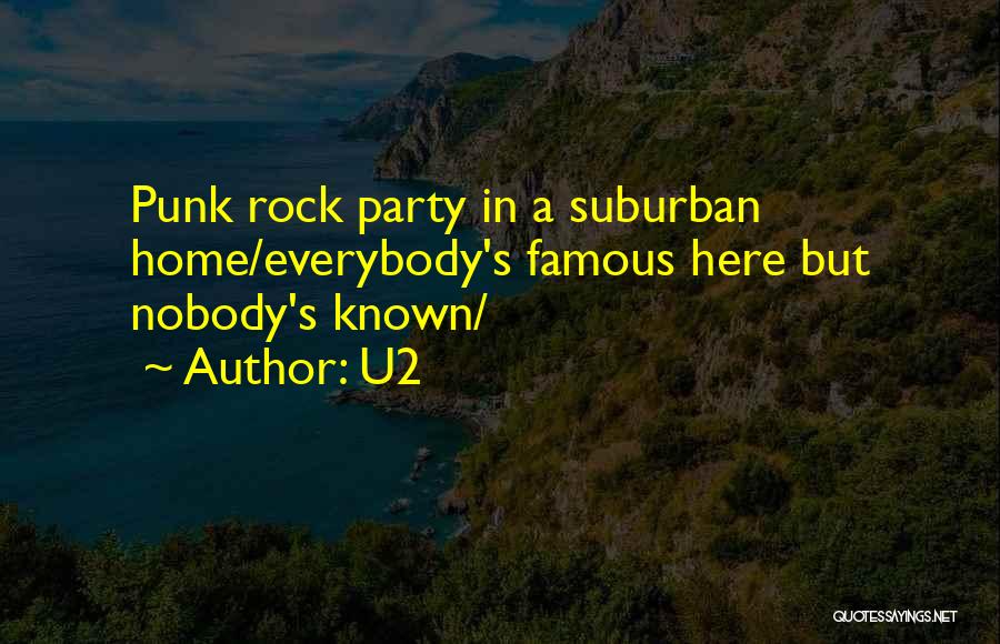 Punk Rock Famous Quotes By U2