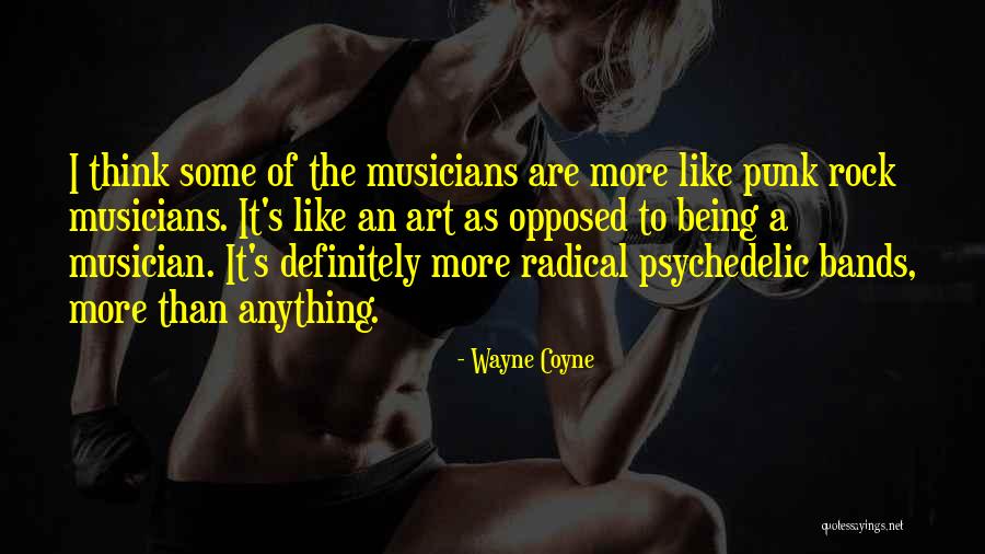 Punk Rock Musician Quotes By Wayne Coyne Punk Rock Musician Quotes By Wayne Coyne