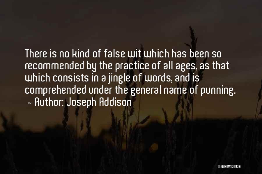 Punning Quotes By Joseph Addison