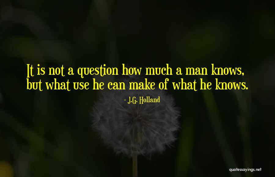 Punster Quotes By J.G. Holland Punster Quotes By J.G. Holland