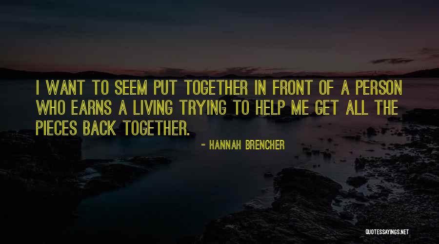 Puntalette Quotes By Hannah Brencher Puntalette Quotes By Hannah Brencher