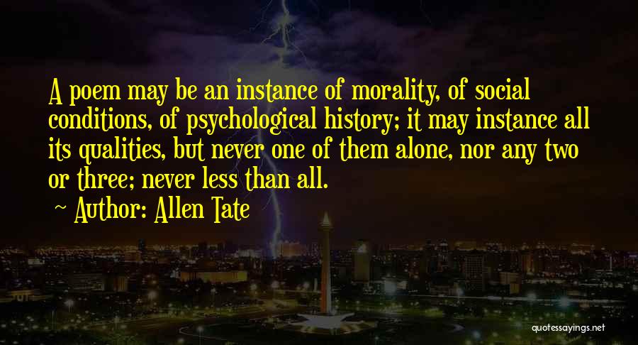 Punya Quotes By Allen Tate