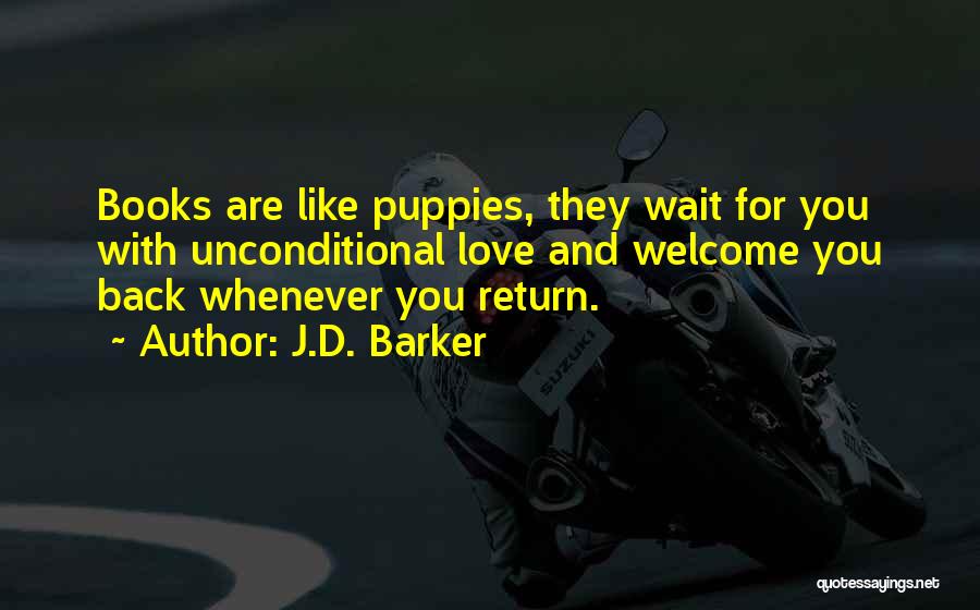 Puppies And Love Quotes By J.D. Barker