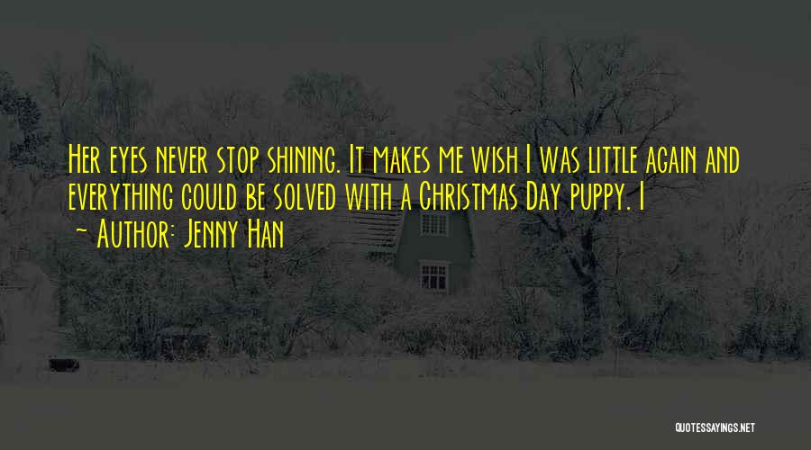 Puppy Eyes Quotes By Jenny Han
