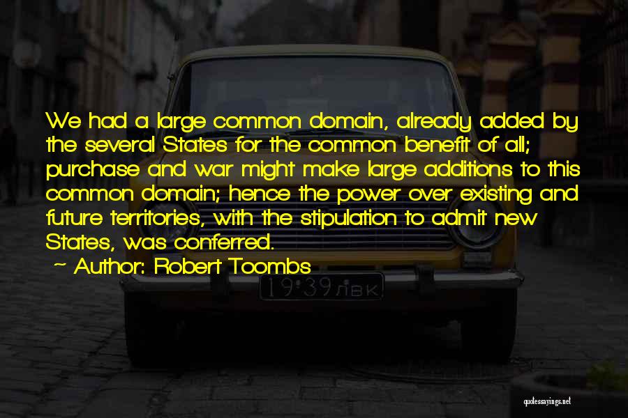 Purchase Power Quotes By Robert Toombs