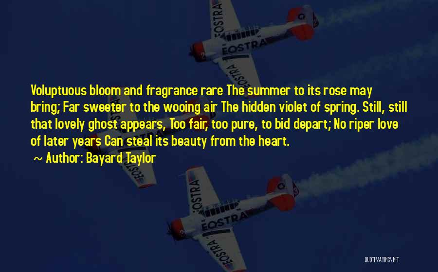 Pure Air Quotes By Bayard Taylor