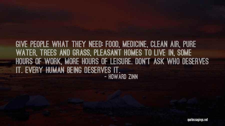 Pure Air Quotes By Howard Zinn