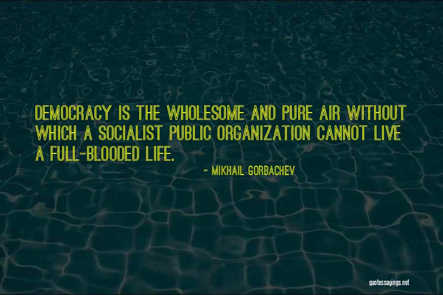 Pure Air Quotes By Mikhail Gorbachev