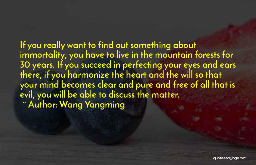 Pure Evil Quotes By Wang Yangming