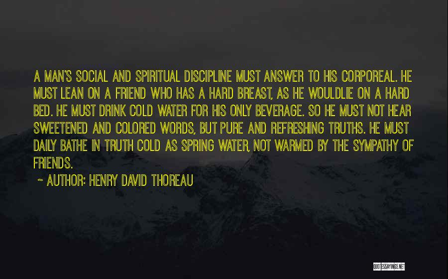 Pure Friendship Quotes By Henry David Thoreau