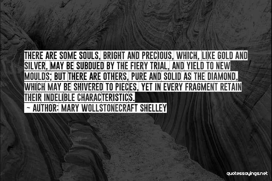 Pure Gold Quotes By Mary Wollstonecraft Shelley
