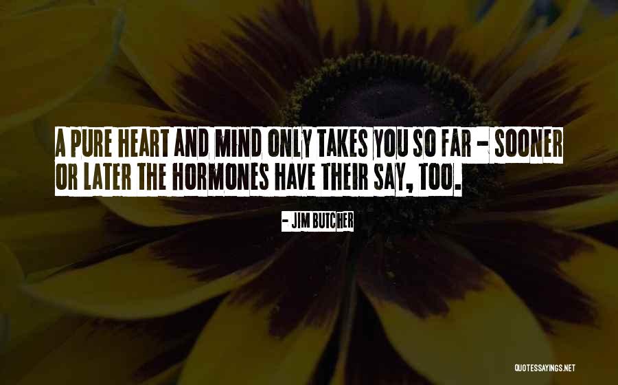 Pure Heart Pure Mind Quotes By Jim Butcher Pure Heart Pure Mind Quotes By Jim Butcher
