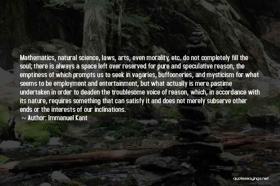 Pure Mathematics Quotes By Immanuel Kant