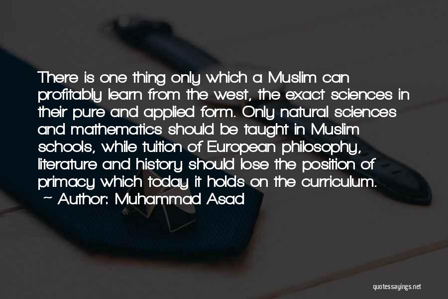 Pure Mathematics Quotes By Muhammad Asad