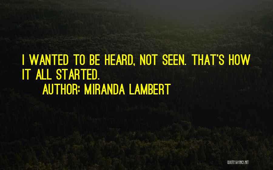 Pure Scottish Quotes By Miranda Lambert