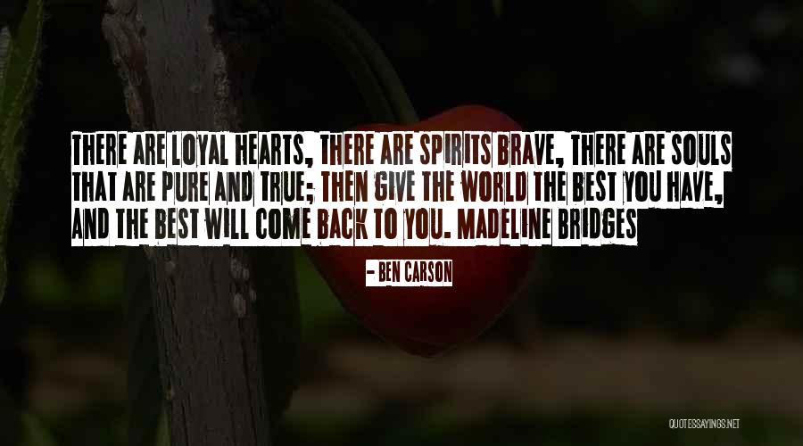 Pure Souls Quotes By Ben Carson Pure Souls Quotes By Ben Carson
