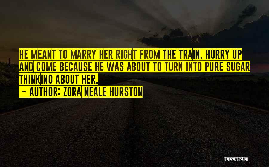 Pure Thinking Quotes By Zora Neale Hurston