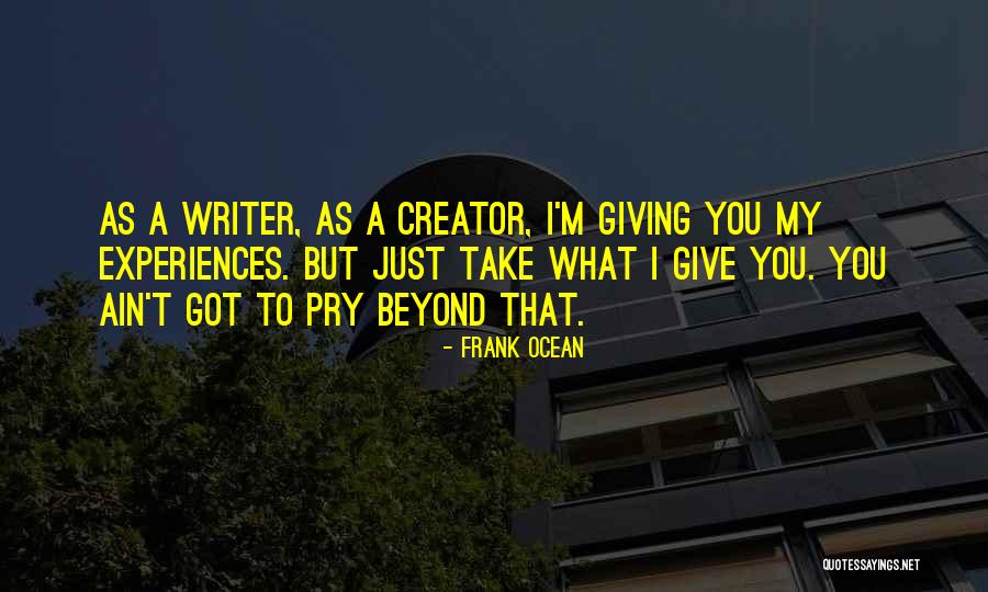 Purebredspluscatrescue Quotes By Frank Ocean Purebredspluscatrescue Quotes By Frank Ocean