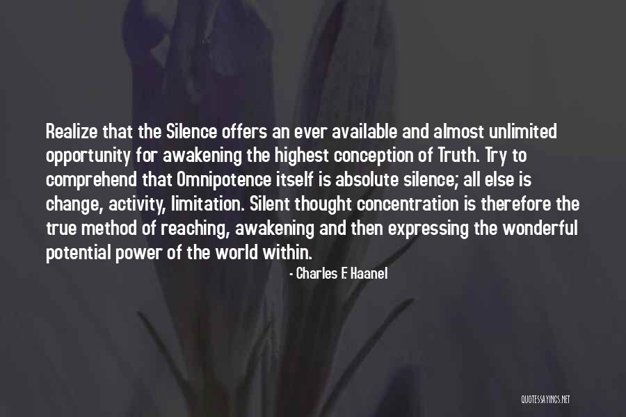 Purevolume Blog Quotes By Charles F. Haanel Purevolume Blog Quotes By Charles F. Haanel