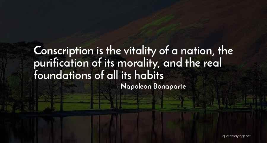 Purification Quotes By Napoleon Bonaparte