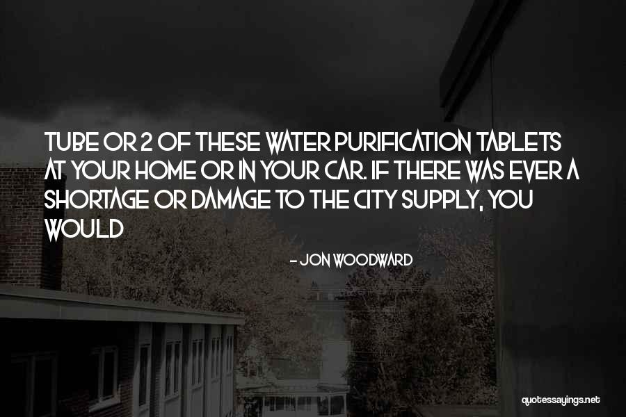 Purification Tablets Quotes By Jon Woodward Purification Tablets Quotes By Jon Woodward