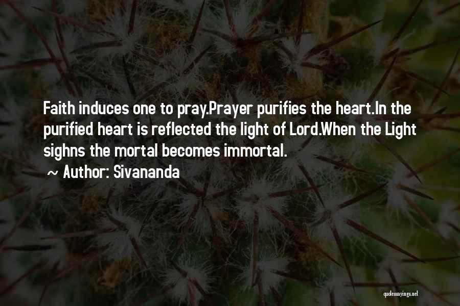 Purified Quotes By Sivananda