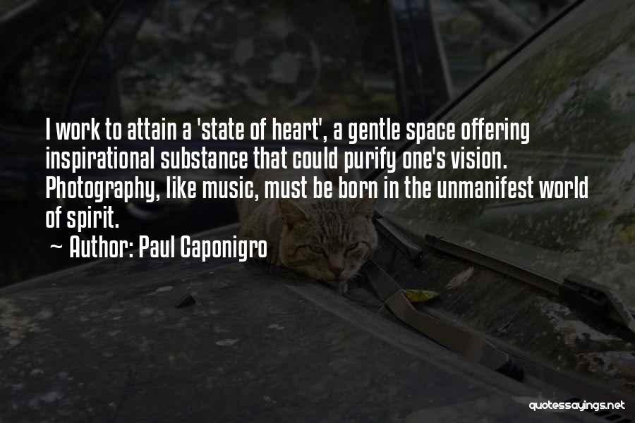 Purify Your Heart Quotes By Paul Caponigro