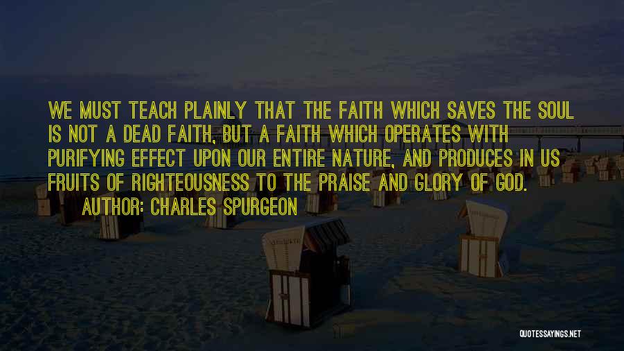 Purifying Quotes By Charles Spurgeon