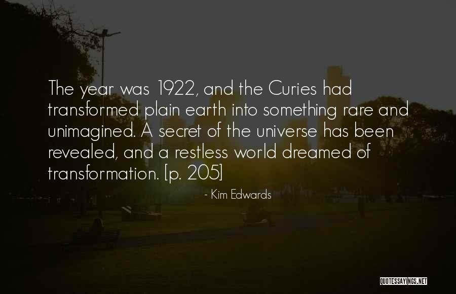 Purisrar Quotes By Kim Edwards