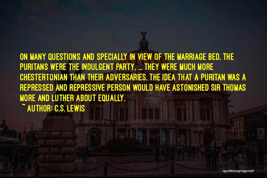 Puritan Quotes By C.S. Lewis