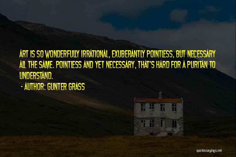 Puritan Quotes By Gunter Grass