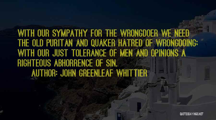 Puritan Quotes By John Greenleaf Whittier