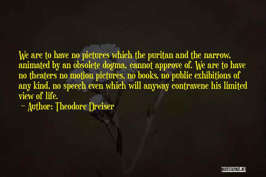 Puritan Quotes By Theodore Dreiser