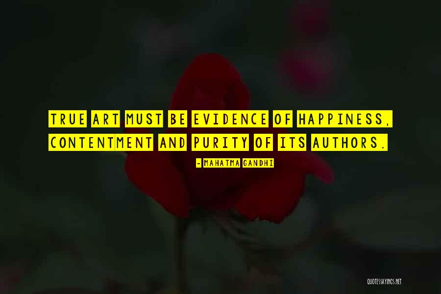 Purity Of Happiness Quotes By Mahatma Gandhi