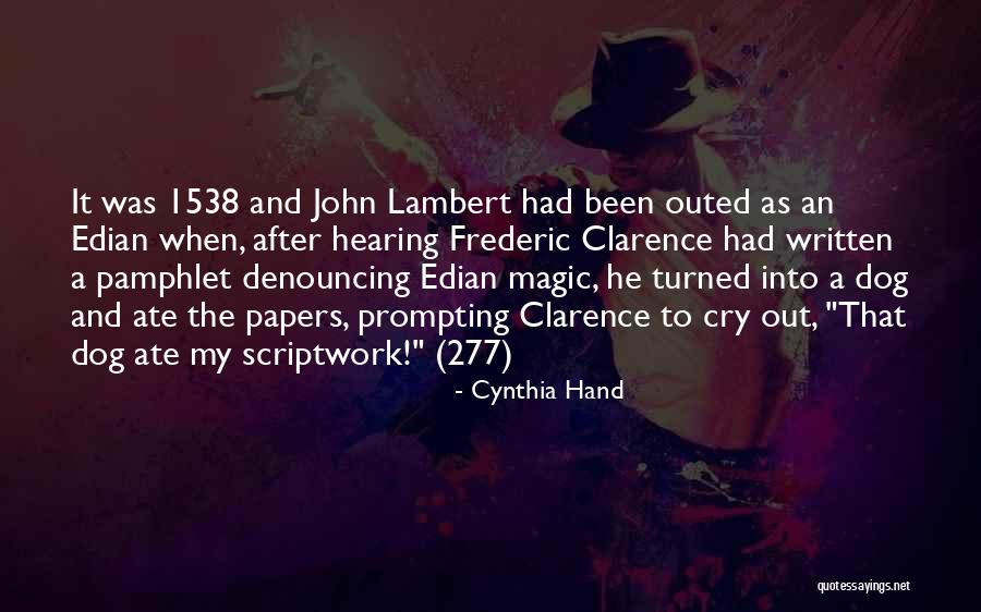 Purnomo Top Quotes By Cynthia Hand Purnomo Top Quotes By Cynthia Hand