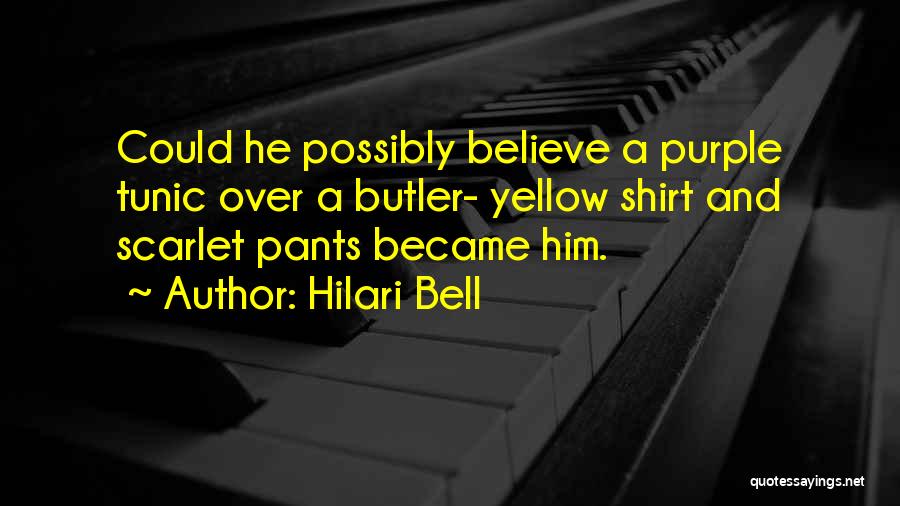 Purple And Yellow Quotes By Hilari Bell