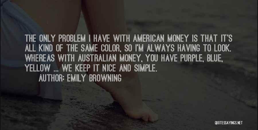 Purple Color Quotes By Emily Browning