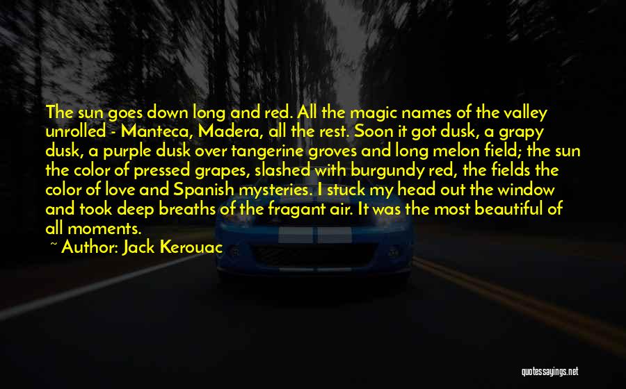 Purple Color Quotes By Jack Kerouac