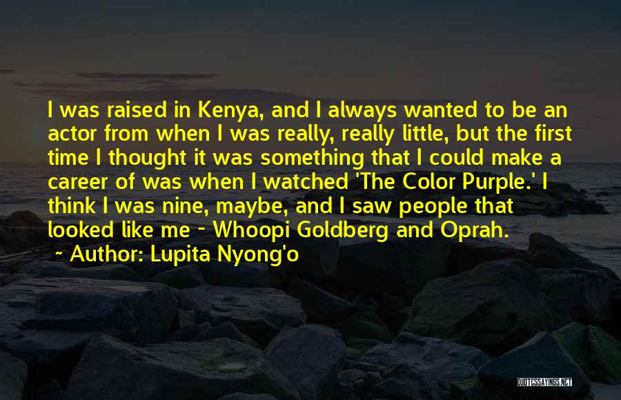 Purple Color Quotes By Lupita Nyong'o