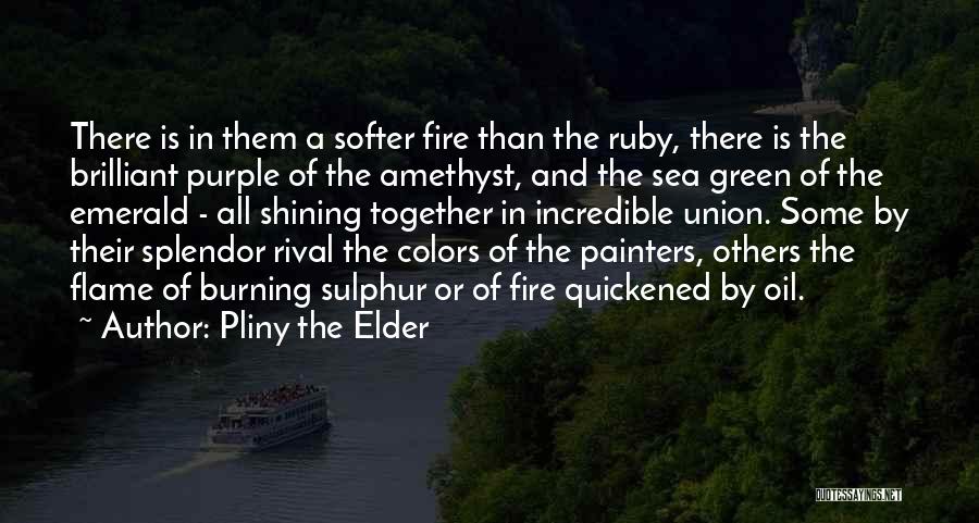 Purple Color Quotes By Pliny The Elder