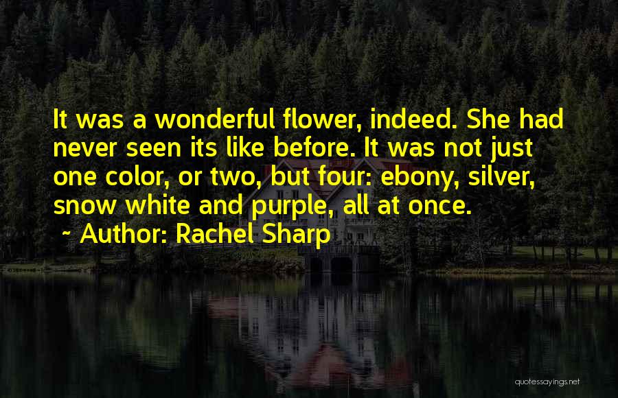 Purple Color Quotes By Rachel Sharp