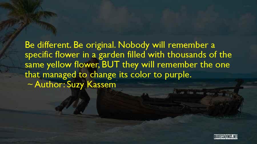 Purple Color Quotes By Suzy Kassem