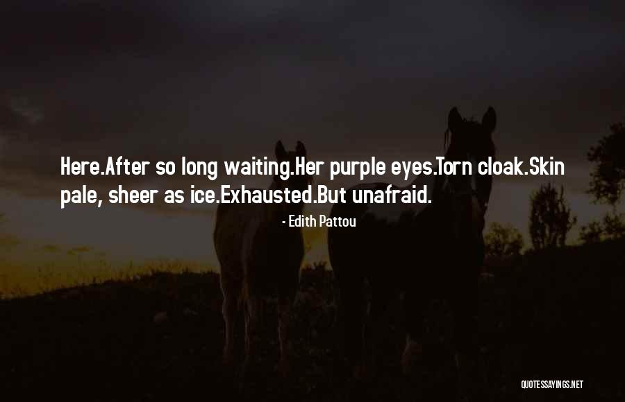 Purple Eyes Quotes By Edith Pattou