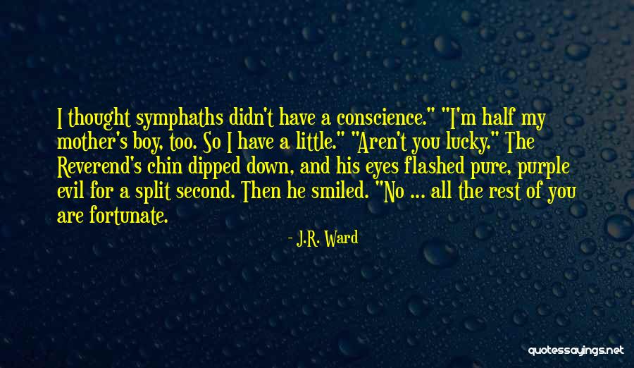 Purple Eyes Quotes By J.R. Ward