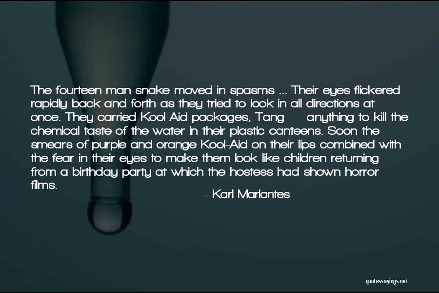 Purple Eyes Quotes By Karl Marlantes