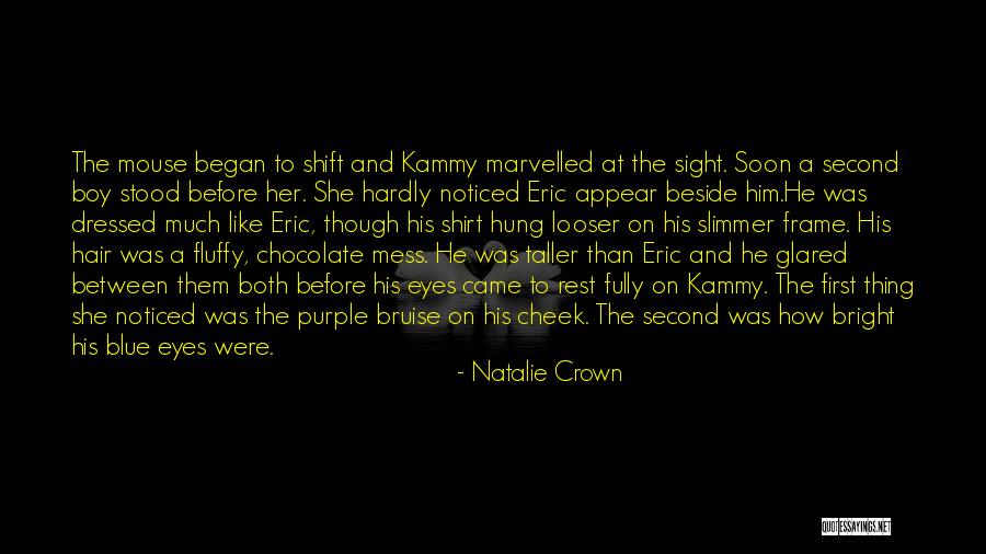 Purple Eyes Quotes By Natalie Crown